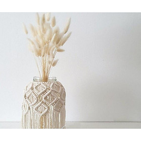 Dây macrame trang trí bình lọ hoa