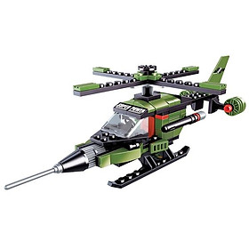 Đồ Chơi Lắp Ráp Khí Tài Quân Sự : Trực Thăng Chiến Đấu - Cresta DK81057 (120 Chi tiết)