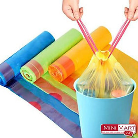 Mua Combo 5 Cuộn túi đựng rác sinh học LOẠI CÓ DÂY RÚT