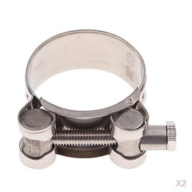 Motorbike Exhaust  Stainless Steel   Clamps 36~39mm