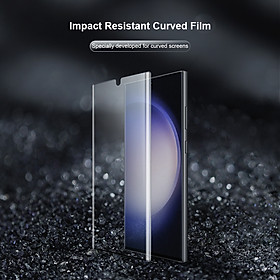 Miếng dán màn hình chống va đập cho Samsung Galaxy S24 Ultra Nillkin Impact Curved Film (Bộ 2 Miếng) - Hàng Chính Hãng