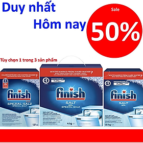 Muối rửa bát finish 1.5kg - muối finish 1,5kg chuyên dùng làm mềm nước cho máy rửa bát chén finish