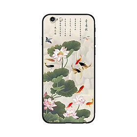 Ốp Lưng in cho iPhone 6/6s Mẫu Tranh Cá Koi - Hàng Chính Hãng