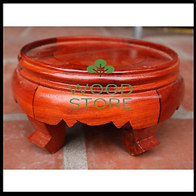 Mua Kỷ tròn - đôn chân tròn - Đế kê bát hương gỗ hương cao 9cm nhiều kích thước