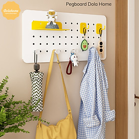 Mua Bảng lỗ Pegboard Dola Home nhỏ gọn kim loại cao cấp treo tường treo quần áo  móc khóa  đồ dùng cần thiết