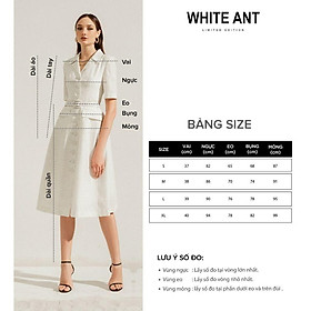 Đầm Hai Dây Maxi Nữ WHITE ANT Happy Dress Thiết Kế Dáng Xoè Phối Màu Thanh Lịch, Chất Vải Mềm Nhẹ 120400016.001