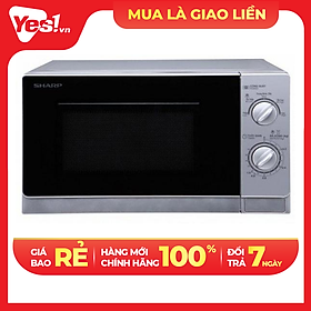 Lò Vi Sóng Sharp R-202VN-S 20L - Bạc - Hàng chính hãng