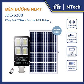 Đèn bàn chải năng lượng mặt trời 200w Jindian JDE-6200