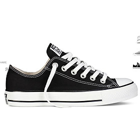 Hình ảnh Giày Sneaker Converse Classic đen thấp cổ hàng chính hãng - 121178