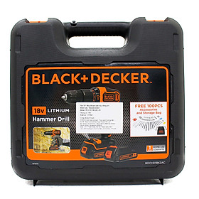 Máy khoan pin Black&Decker BDCHD18K2AC