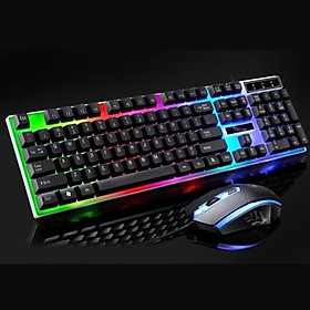 Mua (GIÁ SẬP SÀN) Bộ bàn phím giả cơ PRO G21 kèm chuột Có LED 7 Màu Ấn Tượng