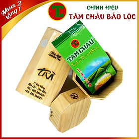 Trà Lài Hộp Gỗ Cao Cấp 100G - Chính hiệu TÂM CHÂU BẢO LỘC