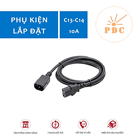 Mua Dây nguồn ra UPS  PDU Chuẩn C13 C14 0.75mm x3 Dài 1 2 - 1 5 - 1 8 Mét (C13 to C14)