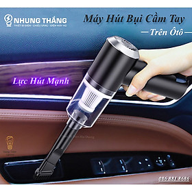 Máy Hút Bụi Không Dây Cầm Tay Trên Ôtô HB-660 - Lực Hút Mạnh - Dung Tích 0.5L - Công Suất 120w - Pin Sạc Tích Điện - Có Video