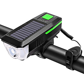 Đèn pha năng lượng mặt trời 5 chế độ sáng với cổng sạc USB chống nước có thể sạc lại cho xe đạp leo núi