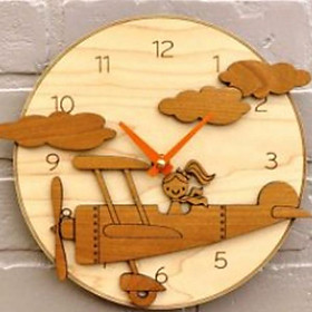 Mua Đồng Hồ Treo Tường hiện đại  bằng Gỗ khắc laser mẫu 8