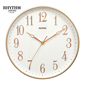 Đồng hồ treo tường Nhật Bản Rhythm CMG580NR13 – Kích Thước 33.8 x 4.0cm, 810g, vỏ nhựa cao cấp, dùng PIN.