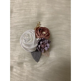 Hoa cài áo handmade kèm hộp