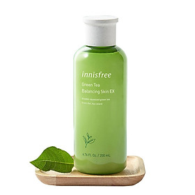 Nước Cân Bằng Dưỡng Ẩm Từ Trà Xanh Đảo Jeju Innisfree Green Tea Balancing Skin EX 200ml