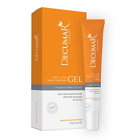 Gel ngừa mụn viêm thâm đầu đen Decumar Advanced 20 gr hoàn toàn mới