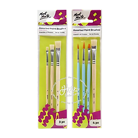 Bộ Cọ Vẽ Căn Bản Acrylic Mont Marte Gallery Series Brush Set Acrylic