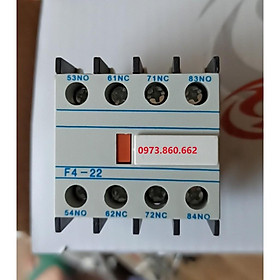 Mua Tiếp điểm phụ contactor 1NO + 1NC - F4-11  LA-11  Tiếp điểm phụ mặt trên của khởi động từ