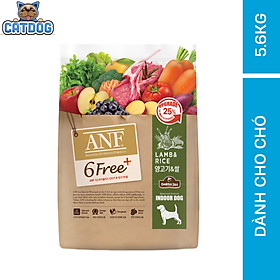 Thức ăn hạt cho chó ANF 6FREE PLUS VỊ CỪU + GẠO nhập khẩu Hàn Quốc
