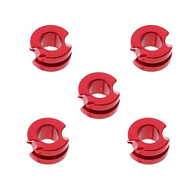 2-7pack 5 Pieces Archery Aluminium Peep Sight for Compound Bow Hunting 3/16inch
