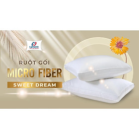 Mua Ruột Gối Đầu ️ Hanvico bông Microfiber lông vũ nhân tạo cao cấp chuẩn khách sạn 5 sao