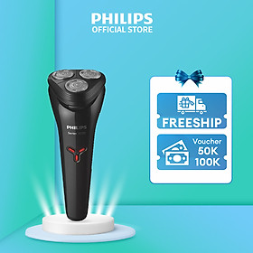 Máy cạo râu du lịch cầm tay Philips S1103/02 - Êm ái - An Toàn - Chính hãng