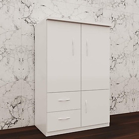 Mua Tủ nhựa đài loan 2 cánh 2 ngăn kéo 1 cánh mở (cao 1m15 x rộng 85cm x sâu 45cm)