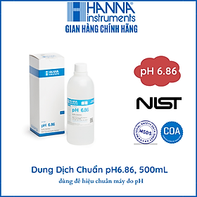 Mua Dung Dịch Chuẩn NIST pH6.86 Để Kiểm Tra/Hiệu Chuẩn Lại Bất Kỳ Máy Đo pH Nào 500mL HANNA HI7006L kèm chứng nhận COA MSDS
