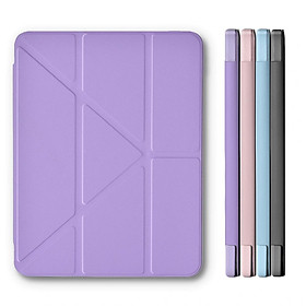 Bao Da Cho ipad Pro 11 inch M4 2024 hiệu WIWU Defender Protective Case 5 Kiểu Gấp Chân Đế, có khay bút sạc trực tiếp, chống sốc chống bụi bẩn - hàng chính hãng