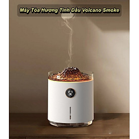 Mua Máy Tạo Độ Ẩm Khuếch Tán Hương Thơm Volcano Smoke 350ml Đèn LED Hiệu Ứng Núi Lửa - Home and Garden