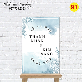 Mua Bảng Welcome trang trí đám cưới MS 91