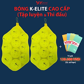 Bóng Pickleball thi đấu và tập luyện cao cấp Kingtek K-Elite (Chứng nhận USAPA) | Combo 20 bóng