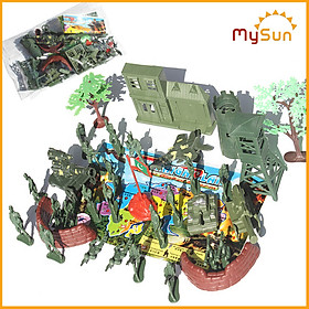 Bộ đồ chơi LÍNH NHỰA, mô hình xe bọc thép quân đội trẻ em, máy bay quân sự, tàu chiến giá rẻ cho bé