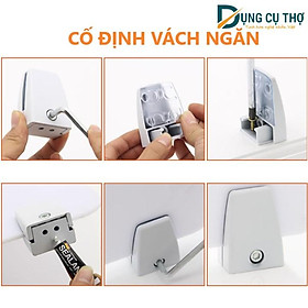Mua Kẹp kính kẹp vách ngăn - Màu Trắng