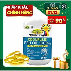 Nature's Way Fish Oil 1000mg - Viên uống bổ sung Omega 3 cho cơ thể