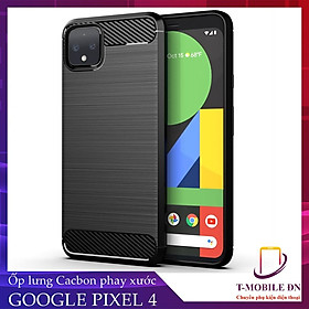 Ốp lưng cho Google Pixel 4 4a 4 XL dẻo Cacbon phay xước chống sốc chống vân tay