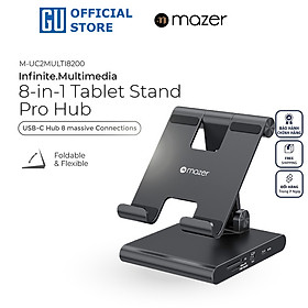 Mua Bộ Chuyển Đổi Mazer Infinite Multimedia 8 in 1 Với Giá Đỡ Máy Tính Bảng Có Thể Gấp Gọn 8 Cổng Đa Năng Hàng Chính Hãng
