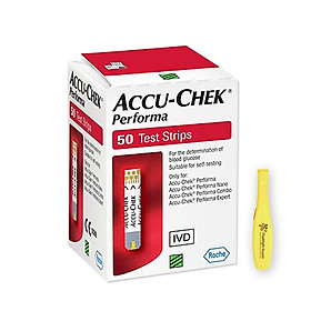 Que Thử Đường Huyết Accu-chek Performa 50  Soi tai