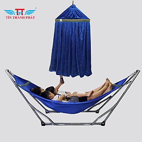 Lưới Võng Đại Tín Thành Phát – 2 Lớp Dày Dặn, Thoáng Mát, Êm Ái, Chắc Chắn - xanh dương