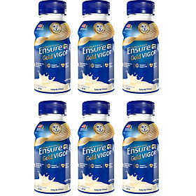 Combo 6 Chai Sữa Nước Abbott Ensure Gold Vigor 237ml