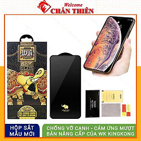 Mua Kính cường lực dành cho iphone bóng 6D con voi hạn chế vân tay iphone 7 8 Plus X Xsmax 11 Promax 12 Promax - Hàng Chính Hãng