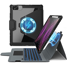 Mua Bao Da Kèm Bàn Phím cho iPad Pro 11 & iPad Pro 12.9 2020/2021/2022 / iPad Air 5/4 Nillkin Bumper Link Combo Case Keyboard - Hàng Chính Hãng