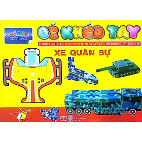 Bé khéo tay - xe quân sự