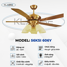 Mua Quạt trần chùm đèn Klasse 56KSI 606Y Hàng chính hãng