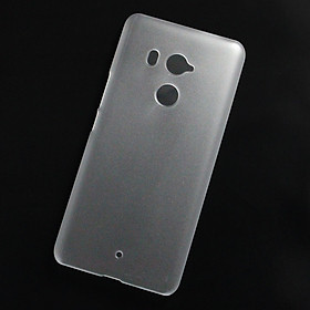 Ốp lưng dành cho HTC U11 Plus nhựa cứng nhám trong
