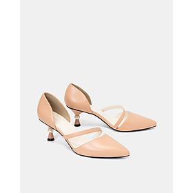 Giày Cao Gót Nữ 7cm Thời Trang JUNO Mũi Nhọn Mặt Giày Cut Out CG07129